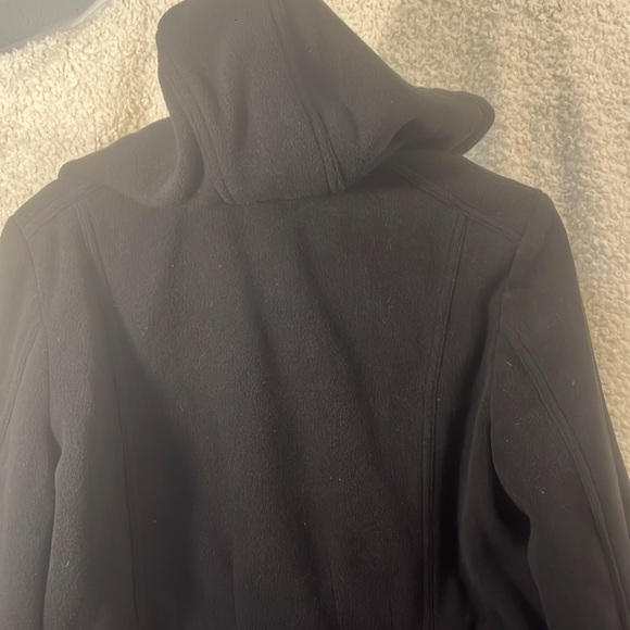 CENTIGRADE  Women’s Outerwear   Jacket Black Zipper Front With Gold Snaps - Picture 6 of 7